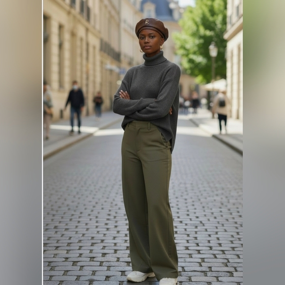 Accessories - PU LEATHER LOGO BERET ADJUSTABLE UNISEX!!